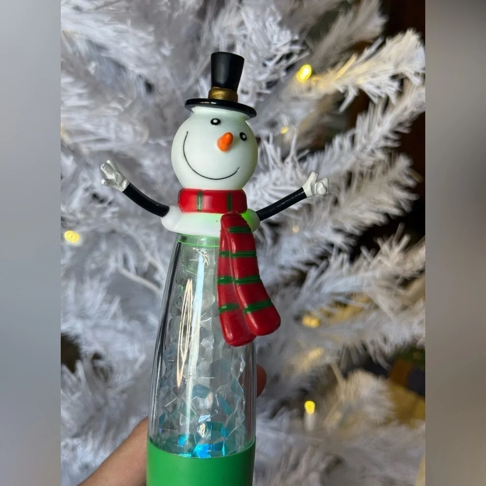Festive Color Changing Snowman Holiday Nightlight